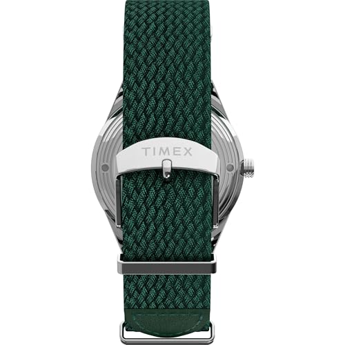 Timex Men's Marlin Jet 38mm Watch - Green Slip-Thru Double Layer Green Dial Stainless Steel Case by Timex - Image 3
