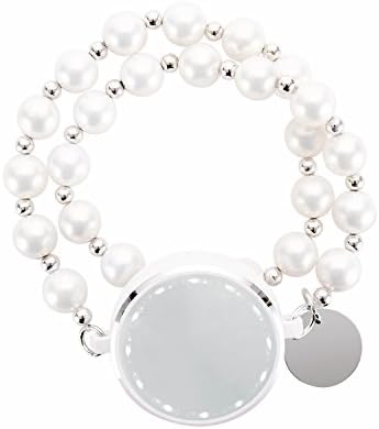 Women’s Smart Emergency Alarm Fashion Bracelet – one-Touch: Emergency Siren, GPS Location Messaging to Guardians/Loved Ones, Capture and Send Pictures and Voice Recordings. Mirror face.