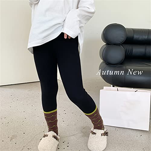 Girls Cotton Fleece Lined Warm Leggings Stretchy for Winter Girls Cotton Fleece Lined Leggings Pants2