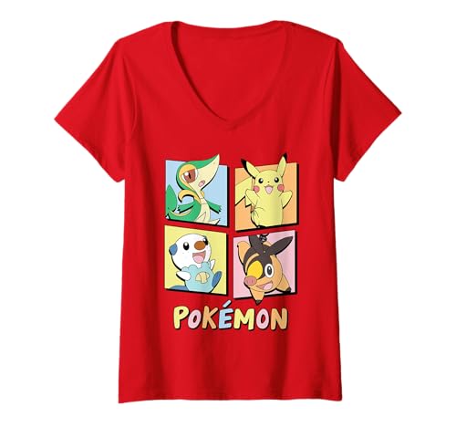 Womens Pokémon - Pikachu Snivy Tepig Oshawott Gen V