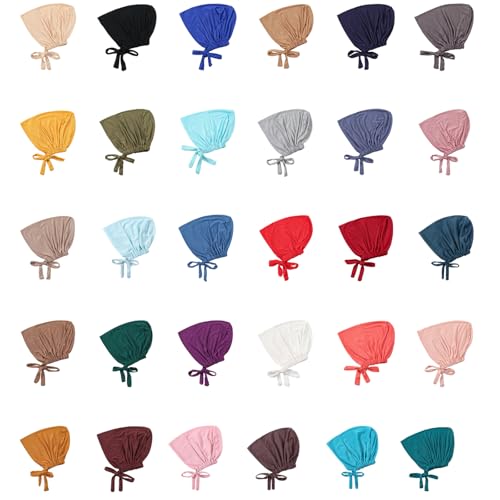 UncleS Breathable Tie Back Under Capital For Women Fashionable Hijab Turban Headwear For Home Or Shopping Daily Casual Relaxation Caps4