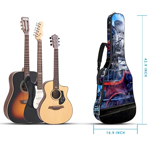 Étui de protection rembourré pour guitare classique et acoustique Motif note de musique antique, Multicolore 05, 42.9×16… - Les Beatles, Paul McCartney, John Lennon, RIngo Starr, George Harrison Étui de protection rembourré pour guitare classique et acoustique Motif note de musique antique, Multicolore 05, 42.9x16… – Image 6