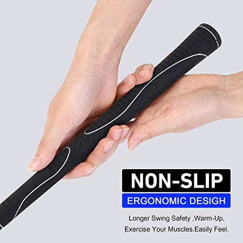 Balight Golf Swing Trainer Aid And Correction For Strength Grip Tempo & Flexibility Training Suit For Indoor Practice Chipping Hitting Golf Accessories (40 Inches, Black) #TOP2