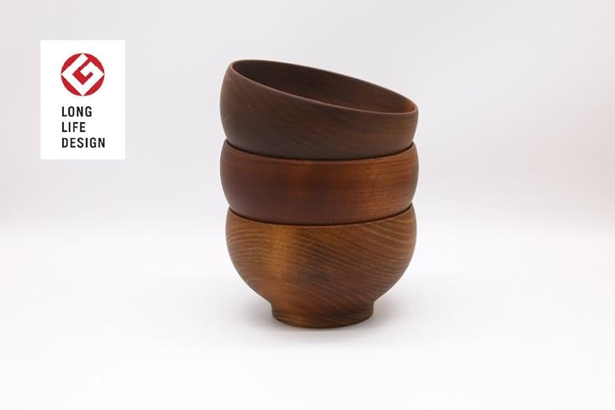 Amazon.co.jp: terra めいぼく椀 サクラ・クリ・クルミの3客