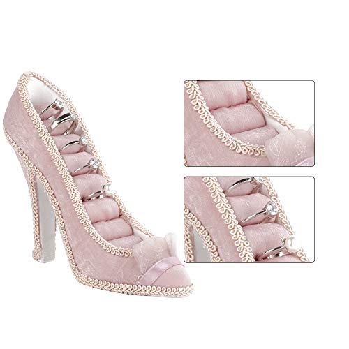Présentoir à bijoux KIMISS en forme de chaussure à talons hauts pour bagues