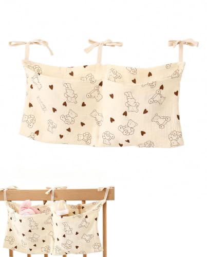 GVOXIS Bolso Colgante para Cama de Bebé,Organizador Colgante para Pañales,Organizador para Habitación de Bebé,Bolsas de Almacenamiento Colgantes con Dos Bolsillos Grandes para PañAles Ropa,Estilo B GVOXIS Bolso Colgante para Cama de Bebé,Organizador Colgante para Pañales,Organizador para Habitación de Bebé,Bolsas de Almacenamiento Colgantes con Dos Bolsillos Grandes para PañAles Ropa,Estilo B