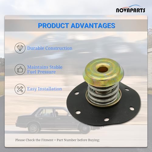 NOVAPARTS Fuel Pressure Regulator Diaphragm for 1985-1995 Chevrolet Chevy Camaro Pontiac Firebird PR10 17110851 17112281 SKPR10 by NOVAPARTS - Image 4