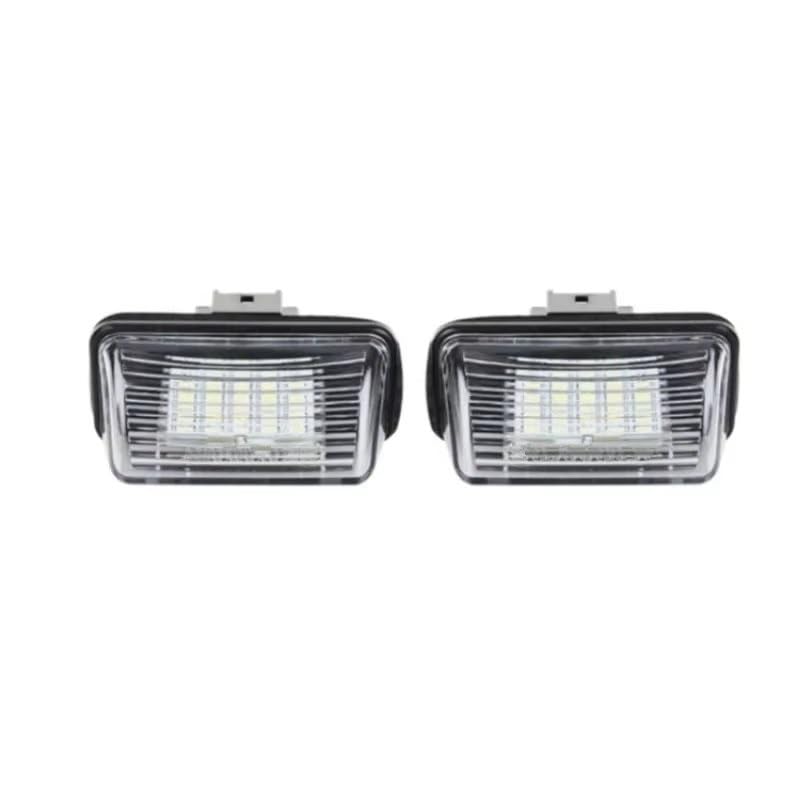 Luz de matrícula Peugeot Partner lámpara de número trasera pack de 2 luces