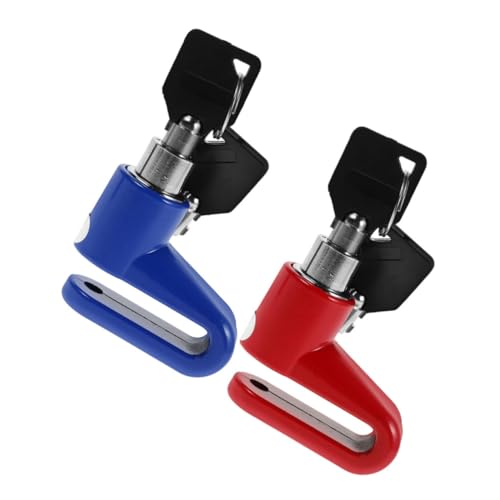 ROMISBABA Candado de Disco Portátil para Motos y Bicicletas Antirrobo para Freno Resistente y Ligero con Llavero Compatible con Scooters Eléctricos y Bicicletas de Montaña Fácil de Usar y