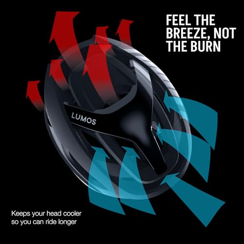 Lumos Ultra Fly Pro - Road Bike Helmet with Light Firefly Compatible | Built-in Sunglasses Port | Custom-Made Fit System for Adult Men & Women | Bicycle Cycling Accessories