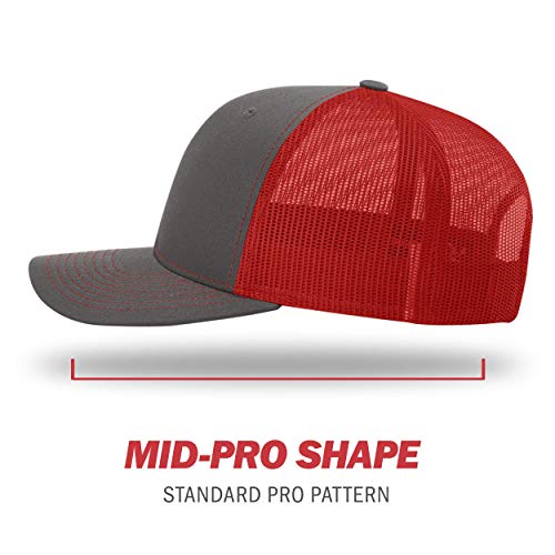 Image of Richardson 112P Patterned Snapback Trucker Hat - Custom Leather Patch Hat | No Minimals | Volume Tiered Pricing