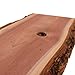 Barrington Hardwoods Live Edge Walnut Slab (1'' Thick x 4''-8'' Wide x 18'' Long). Perfect for Cutting Boards, Cheese Boards, Charcuterie Boards, and Many DIY Projects, 1'' x 4''-8'' x 18''