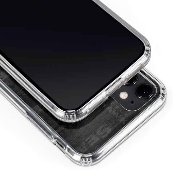 Skinit Clear Phone Case Compatible with iPhone 11 - Officially Licensed NFL Seattle Seahawks Black & White Design