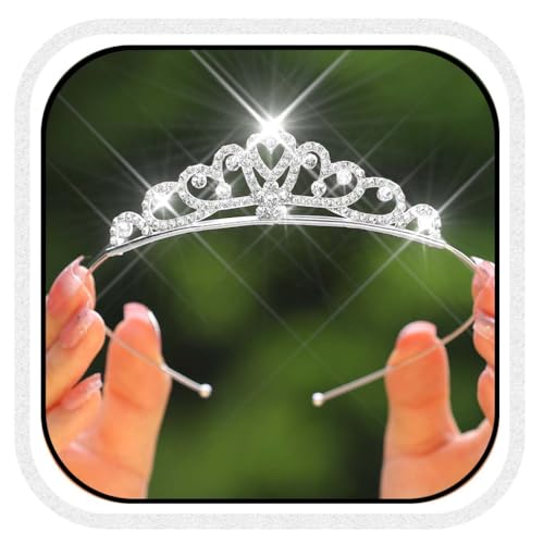 Yean Silver Mini Tiara
