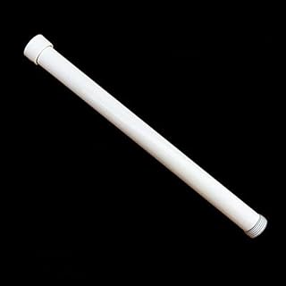 Brass Shower Extension Tube - G3/4 Chrome Plated Lifting Bar - 50cm Antique Design for All Bathrooms(White,30cm)