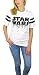 Star Wars Womens Logo Varsity Football Tee Medium Logo