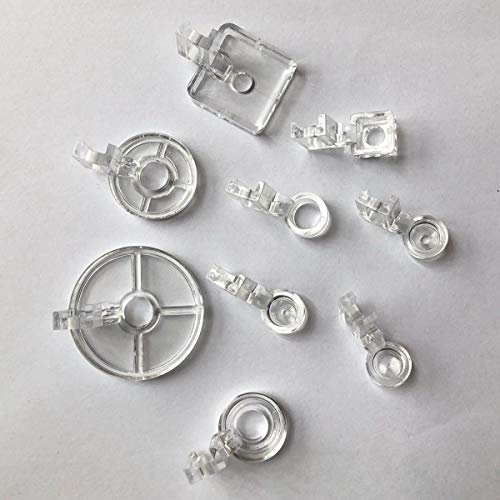 Kit de 9 Pies de Prensatela Transparente para Máquina de Coser miniatura 3