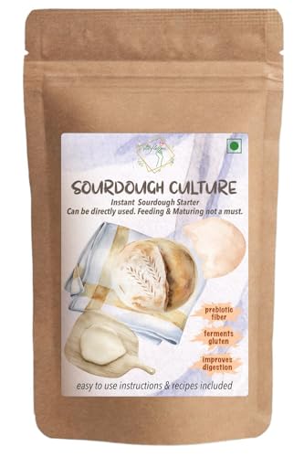 Image of Alla's Posh Flavors Sourdough Starter Culture | Active | Instant | Direct Use | FOR 10 kg Flour | 500 g Bulk Pack | Instructions Included