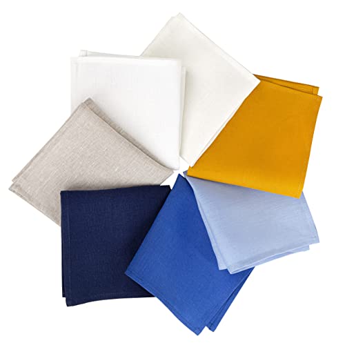 Generic Monogrammed Handkerchief For Men Christmas Linen Men'S Initial Letter Hanky Gifts For Him Groom Wedding Hankerchief Personalized Pocket Square thumb #3