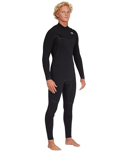 Billabong Mens 4/3Mm Furnace Chest Zip Fullsuit Wetsuits - Black | X-Large Short #TOP2