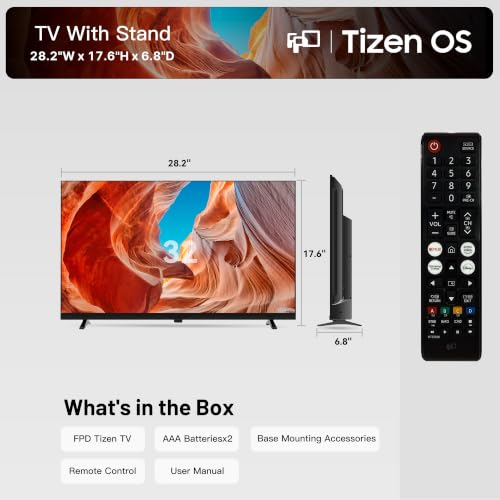 FPD 32 Inch Smart TV 720p HD Powered by Tizen OS Flat Screen Television - image 9