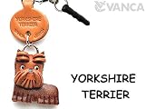 Yorkshire Terrier Leather Dog Earphone Jack Accessory/Dust Plug/Ear Cap/Ear JackVANCA Made in Japan