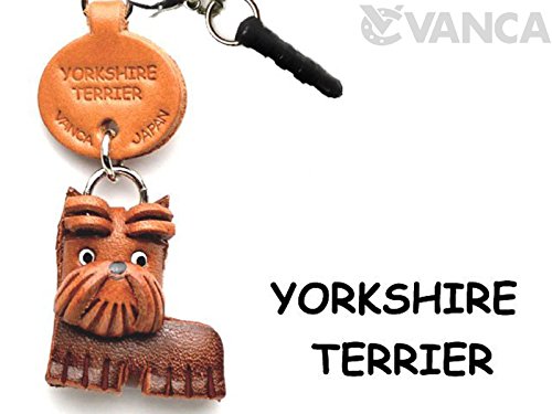 Yorkshire Terrier Leather Dog Earphone Jack Accessory/Dust Plug/Ear Cap/Ear Jackvanca Made In Japan #47767 #TOP19