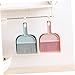 VOSAREA 2pcs Mini Dustpan and Broom Set for Kids Small Handheld Cleaning Combo for Desks Tables and PET Areas Convenient Dusting Brush and Pan