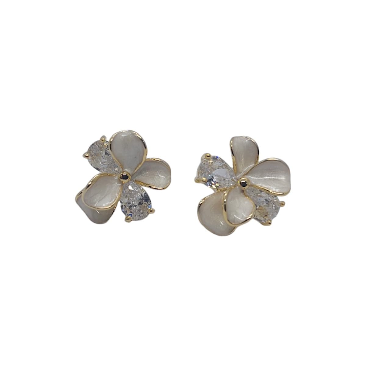 LA FLAMOR Premium Gold Plated Earrings | Trendy Stylish Studs for Work & Casual Wear | Korean Fashion Jewelry | Gifting for Women & Girls (B0DBF28GG4) Amazon Price History, Amazon Price Tracker