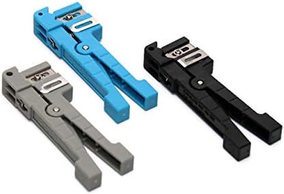 Fiber Optic Cable Stripper 45-162163/165 Coaxial Stripper Fiber Optic Jacket stripper/cleaver/slitter (Grey)