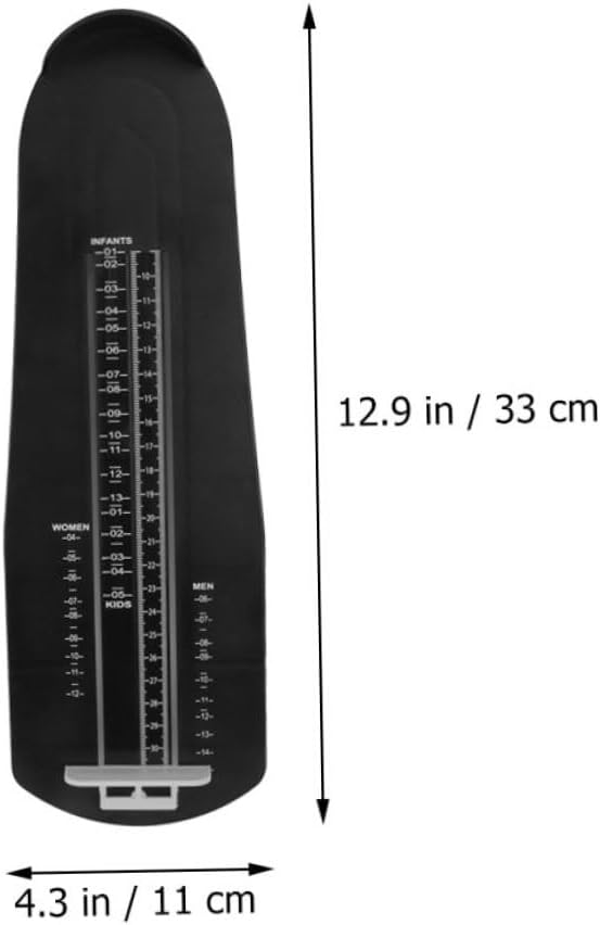 Holibanna 2Pcs Shoe Measurer US Foot Measurement Device for Adults Accurate Feet Measuring Ruler Lightweight and Portable Design for Easy Use Shoe Stores