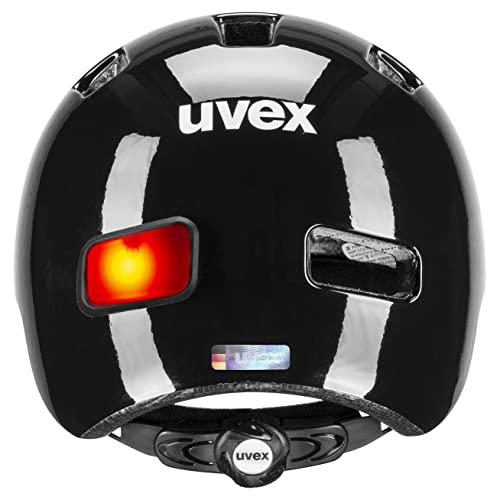 Casque de vélo enfants uvex hlmt 4 reflexx réglable noir 55-58cm avec lumière