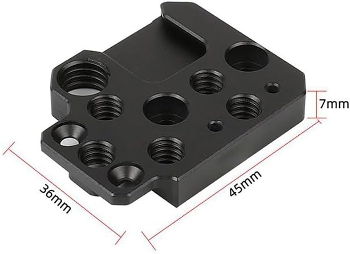 Stabilizer Expansion Plate Compatible with DJI Ronin SC/RSC 2, Camera Stabilizer Accessory with Mounting Screws & Hex Wrench, Aluminum Construction, 2-5kg Load Capacity