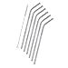 Stainless Steel Straws for Yeti Rtic 30 OZ Tumbler, Resuable Drinking Straws, Set of 6 + Cleaning Brush by Seatore