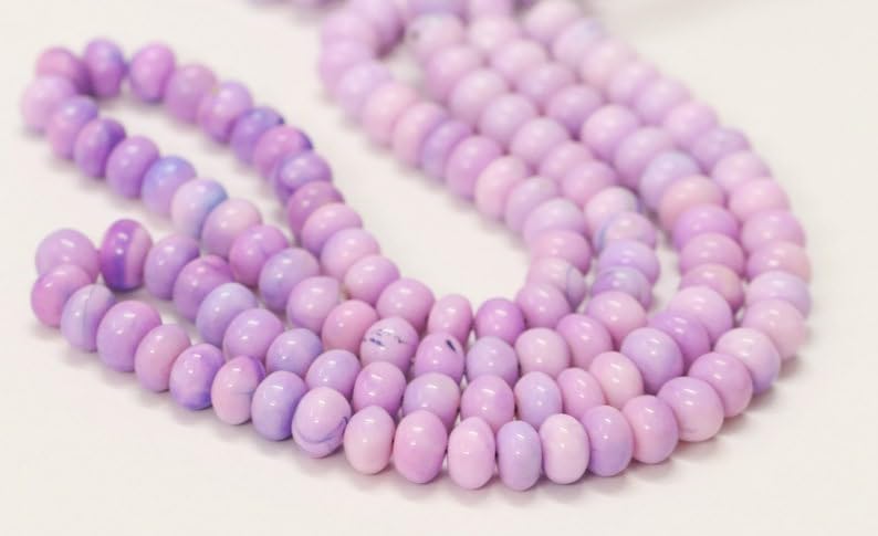 Perles en opale naturelle violette de qualité supérieure pour joaillerie et colliers fins