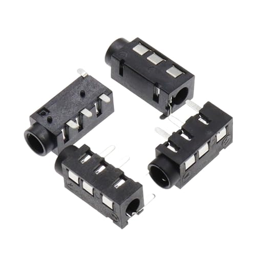 Interfaz PJ-320D de 3.5 mm con conector hembra SMD DIP de 4 pines para placas de circuito impreso