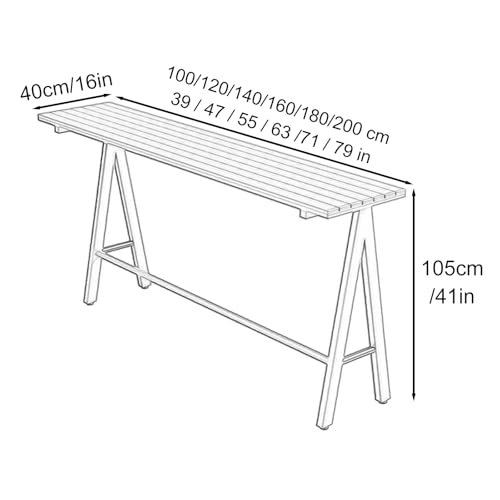 Mesa alta de bistró para crear un rincón de bar en tu sala de estar 4