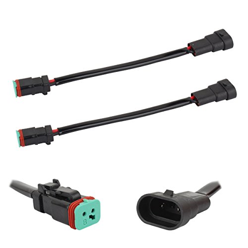Harnais de câblage DT 2 broches connecteur étanche pour projecteur LED