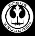 UR Impressions Rogue One Squadron Decal Vinyl Sticker Graphics for Cars Trucks SUV Vans Walls Windows Laptop|White|5.5 Inch|URI207