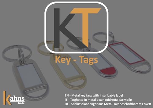 Porte-clés avec étiquette métal – Lot de 10 – vue 5