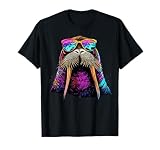Walrus with Sunglasses Tusks Seal Pacific Walruses T-Shirt