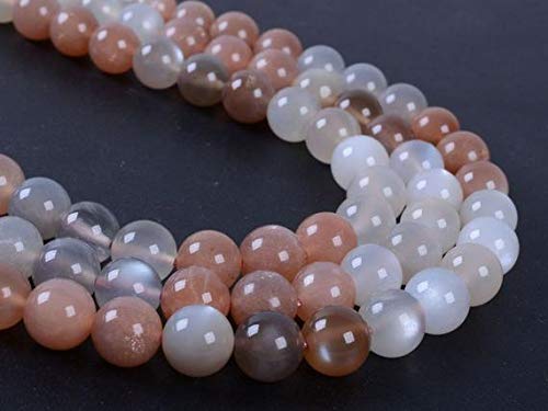 Lovekush Lkbeads 8Mm055 8Mm Aa Multi-Color Sunstone Round Ball Loose Gemstone Beads 16 Inch Long Code-High-34132 #TOP1