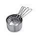 Produktbild LLS Haushaltsmesslöffel Zum Backen Und Kochen, Edelstahl Digitale Küchensets Von 4 Messbecher LiuWQ0829