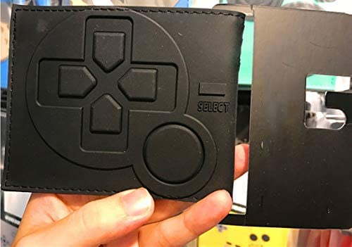 Calm Planet Anime Wallet Game Men's Coin Purse Dualshock Joystick Leather Double-Sided Wallet, Large-Capacity Portable Controller Id Card Holder -06 #TOP2