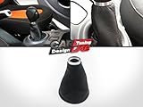 2 Jahre Garantie von Car Lab (1) Leder Hebel Gaiter Gear Kofferraum Shift Shifter Knauf Cover für 2014-up