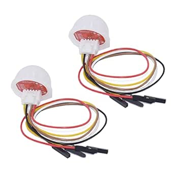 HiLetgo 2pcs BH1750 BH1750FVI Digital Light Illumination Sensor Light Intensity Sensor Module Light Intensity Ball for Arduino DC 5V