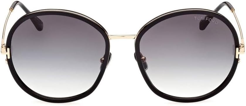 Sunglasses Tom Ford FT 0946 Hunter- 02 01B Shiny Black/Gradient Smoke Lenses