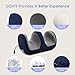 CCHYF Shiatsu Foot Massager with Heat, Foot and Calf Massager for Circulation and Pain Relief, Plantar Fasciitis, Massage Feet/Arm/Calf/Ankle with Kneading Rolling, Gifts for Women & Men, Blue