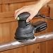 GALAX PRO 2.5A Rotary Orbital Sander, 300W Electric Orbital Sander with 6 Various Speeds 6000-13000RPM,4.9-Inch with 20PCS Sandpapers,1 dust canister,Fit for Woodworking, Sanding, Polishing