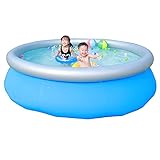 Piscinas inflables familiares de gran capacidad de tamaño completo. Es lo suficientemente espacioso para albergar a toda una familia, incluidos dos adultos y tres niños. Es una opción ideal para que las familias disfruten de una fiesta de verano en el agua en su patio trasero.